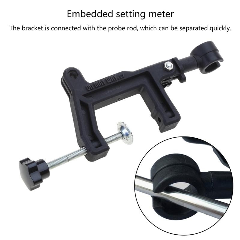 Fish Finder Mount - R53E 調整可能なトランスデューサーブラケット釣り探知機マウント魚探知機ラックスタンド
