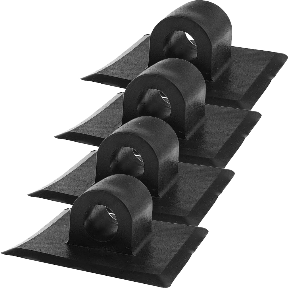 Fish Finder Mount - 4 個カヤックモーターマウントモーター固定ブラケットバックルモーターマウントクリップカヤックエンジンブラケットエンジンマウントバックル垂直モーター