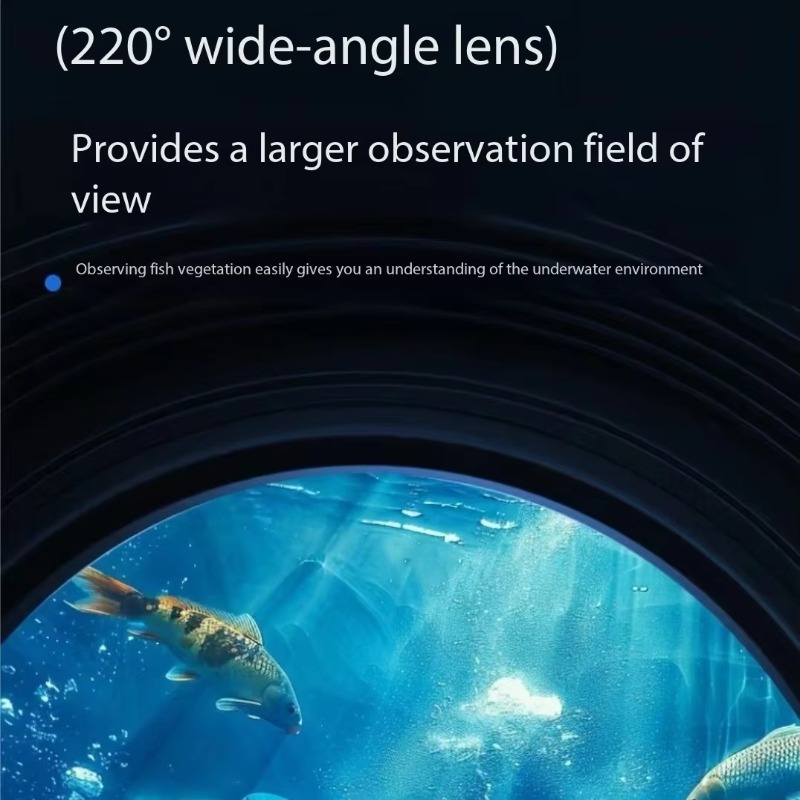 水中魚群探知機：5インチのポータブル充電式システム。50mの - Underwater Camera のレビューと価格