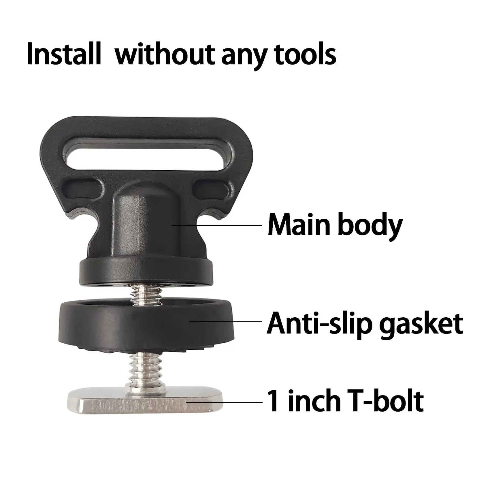 カヤックトラックタイダウンアンカーマウント、クーラークレート - Fish Finder Mount のレビューと価格