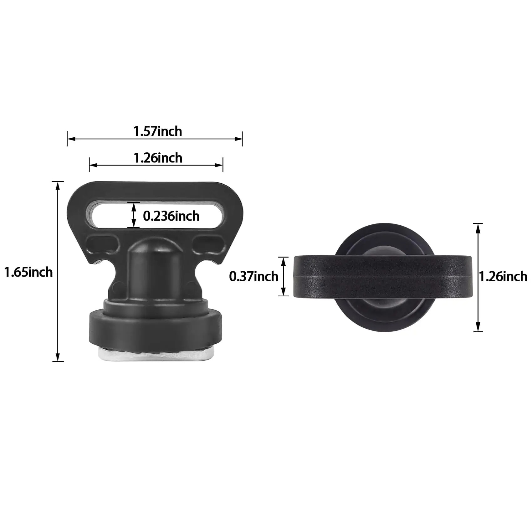 カヤックトラックタイダウンアンカーマウント、クーラークレート - Fish Finder Mount のレビューと価格