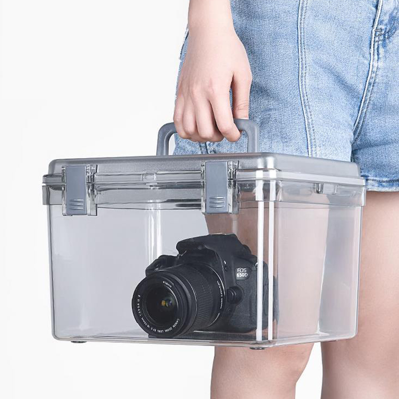耐衝撃・防湿ケース、乾燥防湿保管シールボックス、デジタルカメ - Fish Finder Case のレビューと価格
